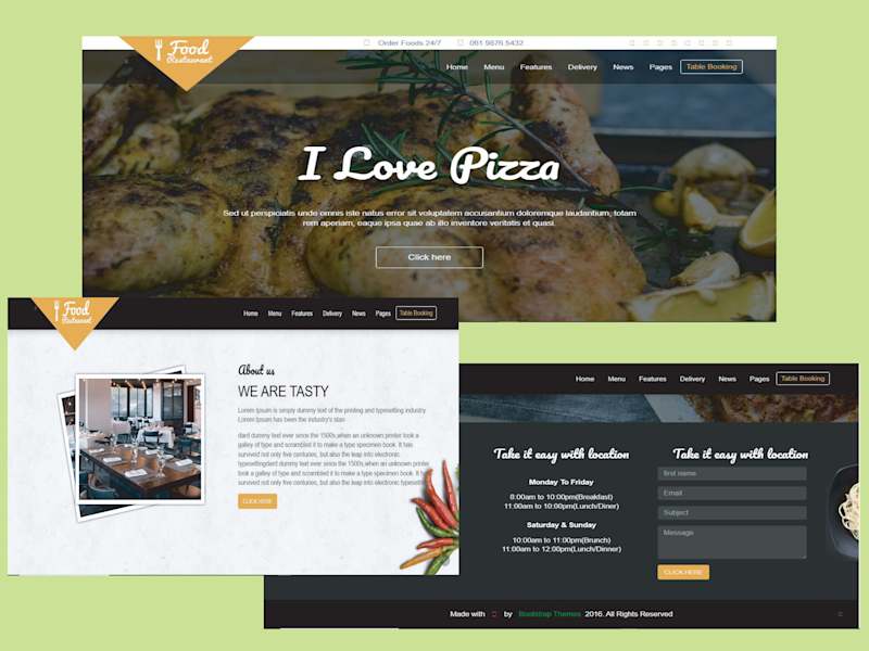 Cover image for Responsive & professional restaurant