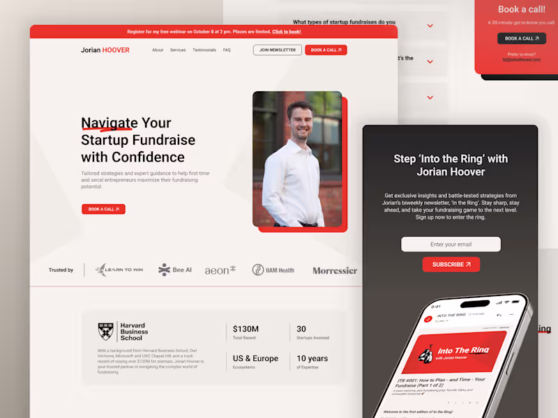 Cover image for Branding, Website Design + Framer Development