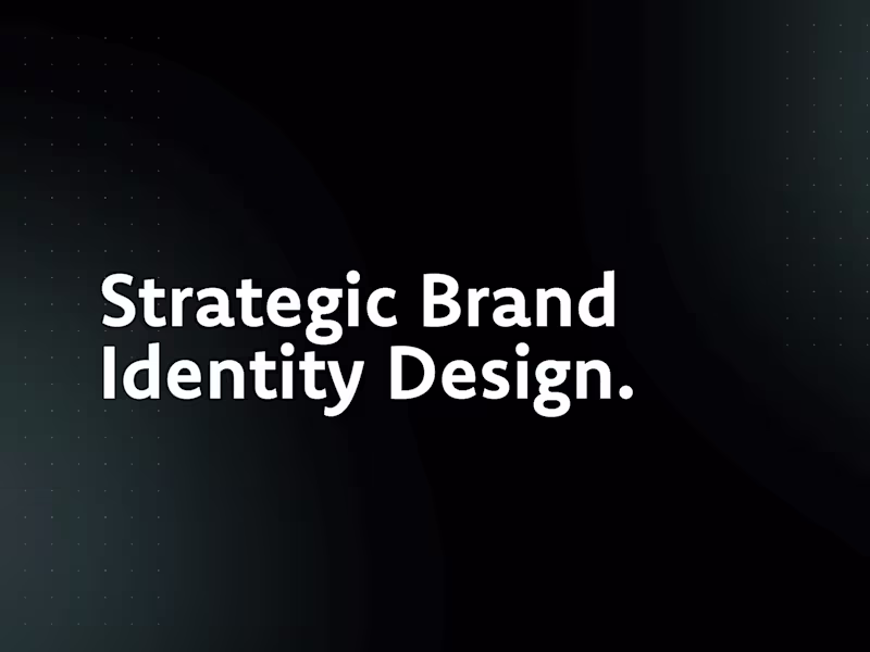 Cover image for Strategic Brand Identity Design 🤩