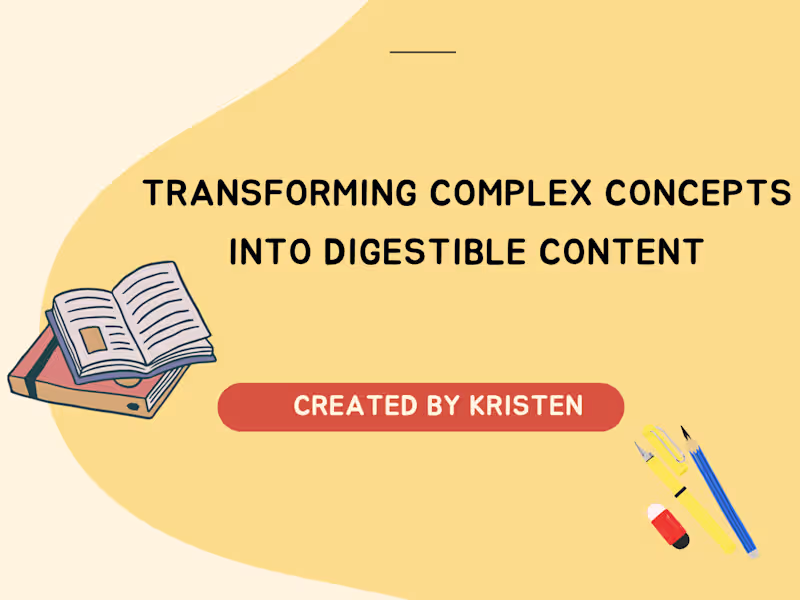 Cover image for Transforming Complex Concepts into Digestible Content