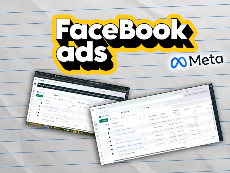 Cover image for Social Media management and Ads