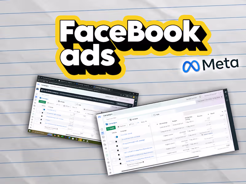 Cover image for Social Media management and Ads