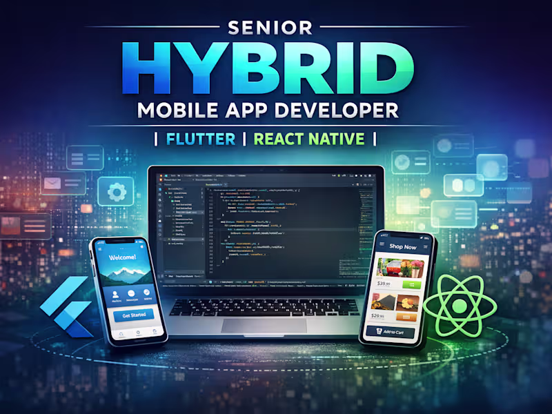 Cover image for Hybrid Mobile Solutions Architect | Flutter & React Native