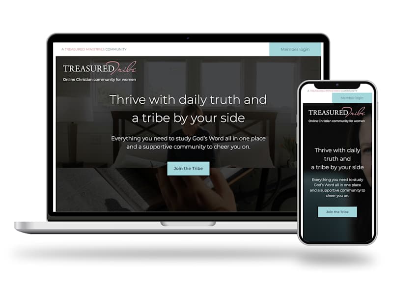Cover image for Treasured Tribe Community Web Site