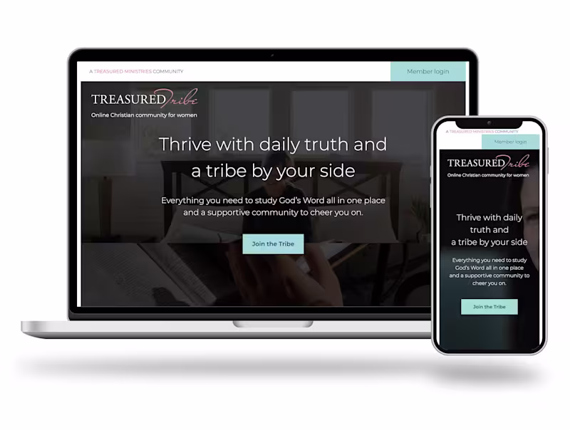 Cover image for Treasured Tribe Community Web Site