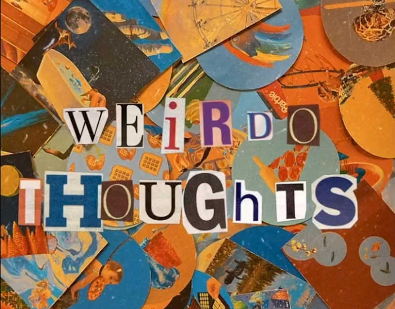 Cover image for Weirdo Thoughts - Collage Arts 