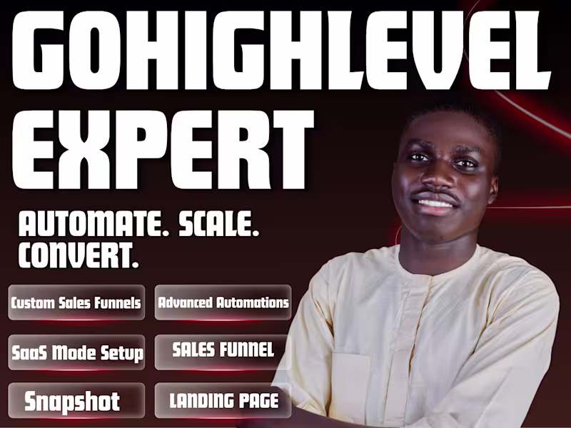 Cover image for GoHighLevel Expert: AI-Powered Automation & CRM Setup
