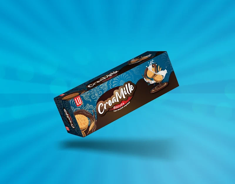 Cover image for CreaMilk Biscuit Packaging