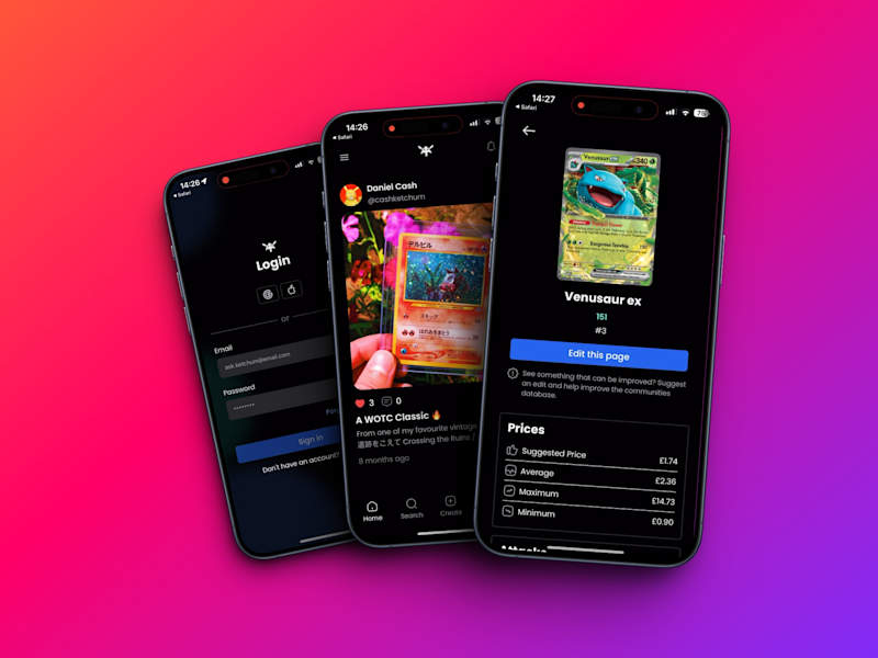 Cover image for hoardboard Mobile Application - Social Media for Collectors
