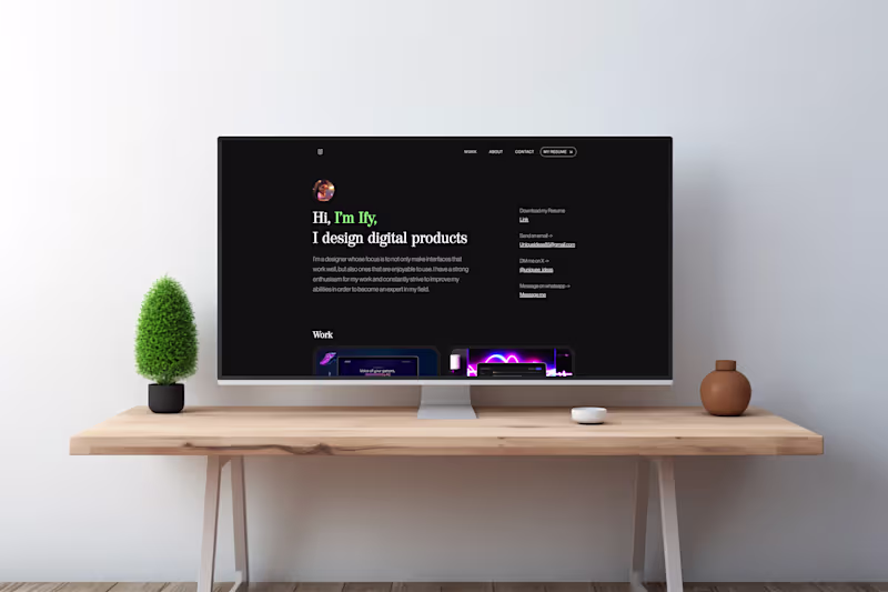 Cover image for UniqueIdeas 

Portfolio of a Product