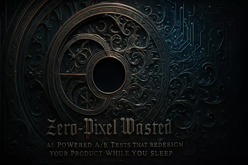 Cover image for Zero-Pixel Wasted: AI-Powered A/B Tests That Redesign Your Product While You Sleep