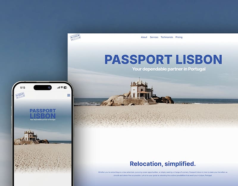 Cover image for FRAMER LANDING PAGE + BRANDING :: PASSPOR TLISBON