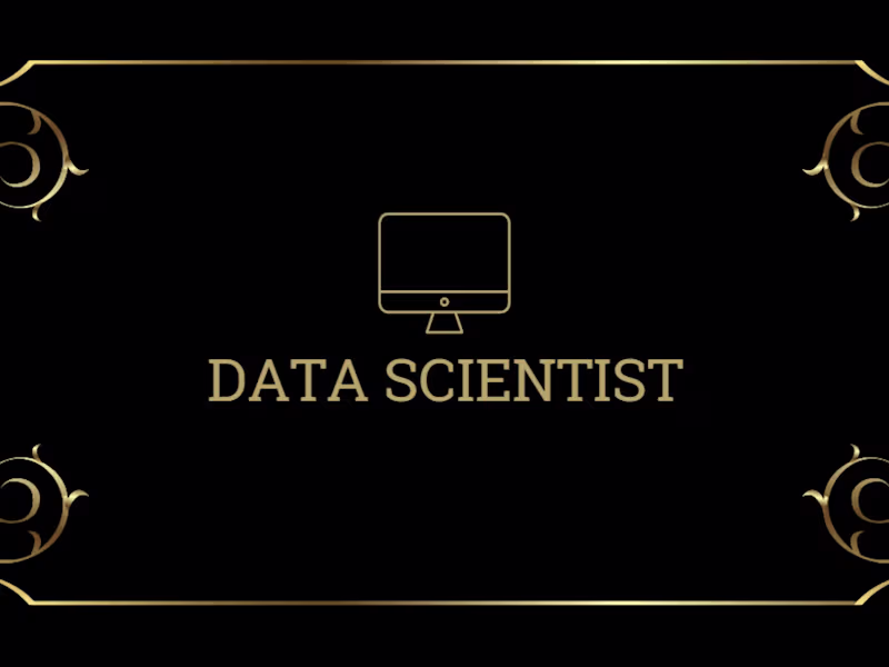 Cover image for Data Scientist / Data Analyst
