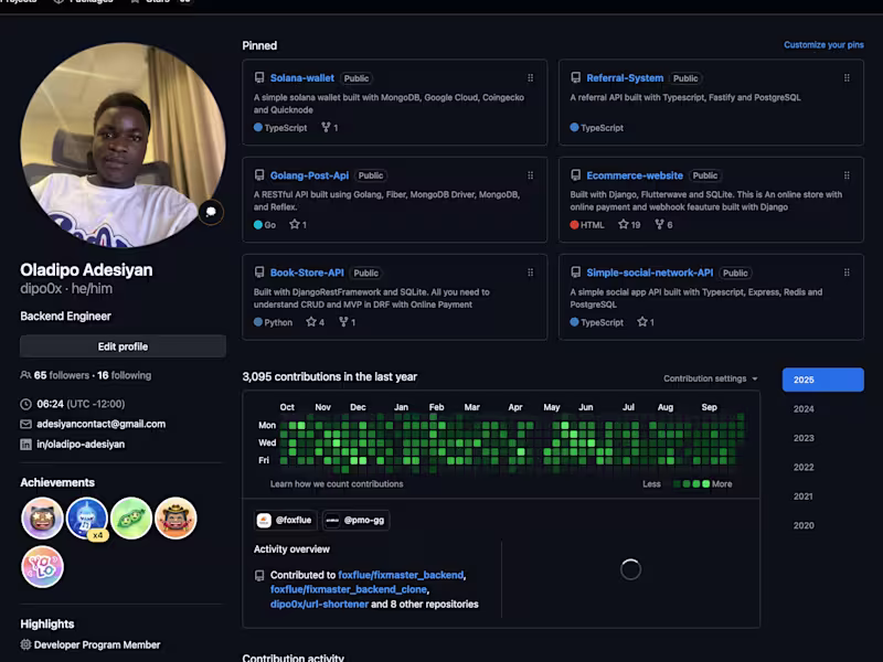 Cover image for Crafting the Backbone of Modern Applications.