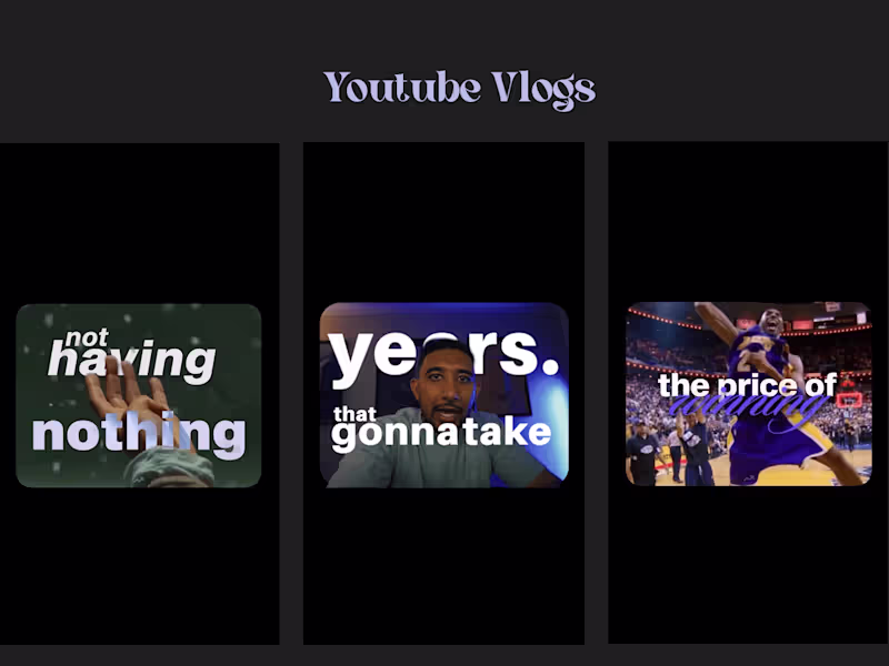 Cover image for VLOG Video Editing for Youtube!