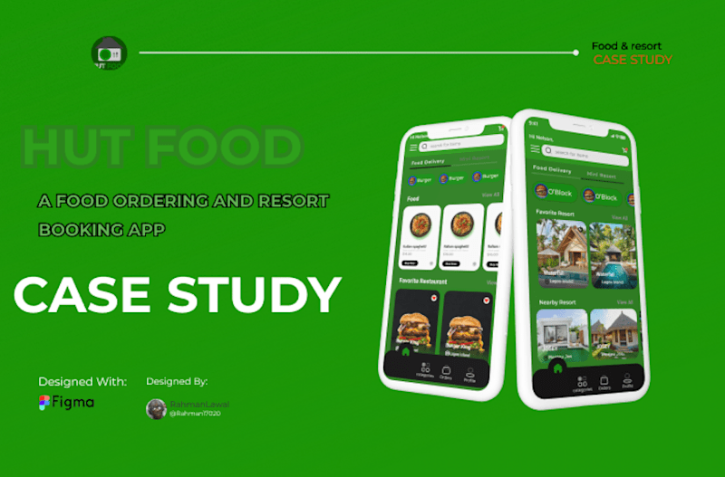 Cover image for A food ordering and mini resort booking app case study :: Behan…
