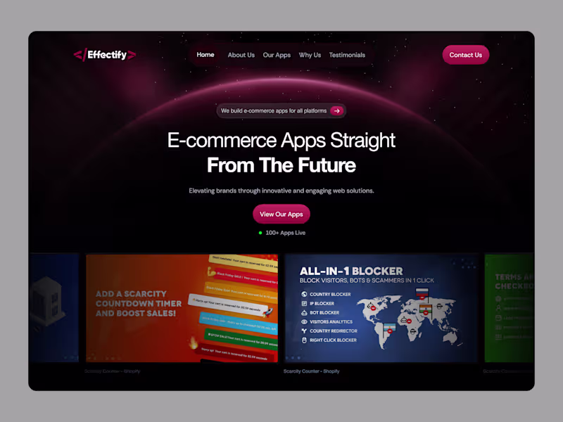Cover image for Effective Apps (Effectify.io) - Landing Page revamp