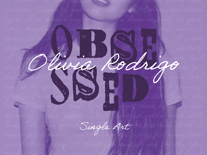 Cover image for Obsessed Single Art