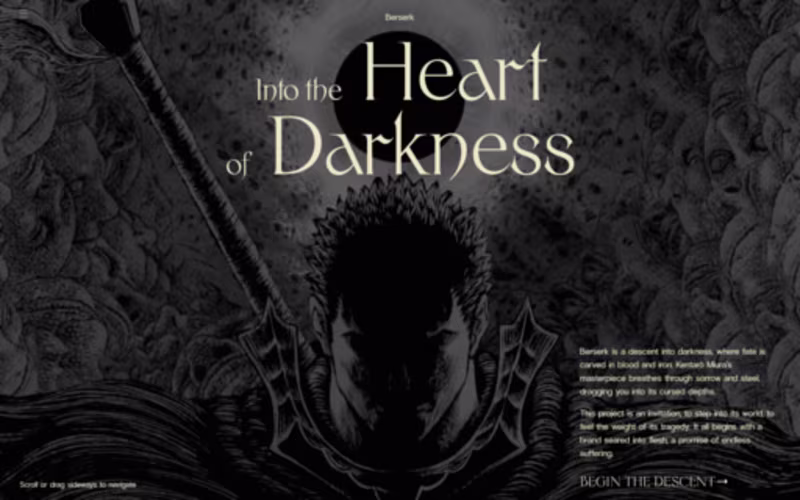 Cover image for Berserk — Into the Heart of Darkness Digital Booklet