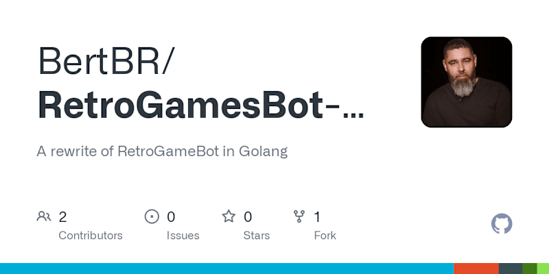Cover image for BertBR/RetroGamesBot-Go