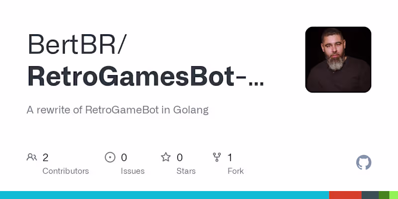 Cover image for BertBR/RetroGamesBot-Go