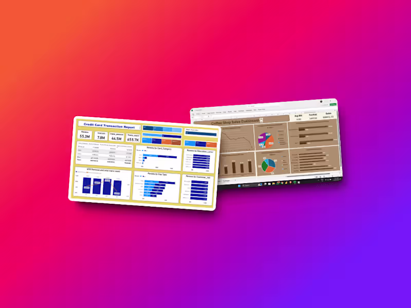 Cover image for Power BI Dashboard & Report Creation