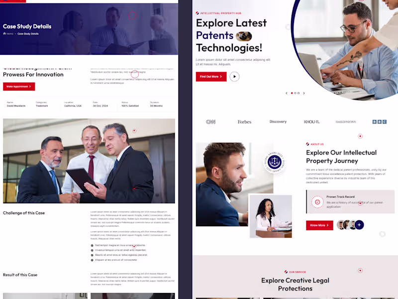 Cover image for IP Law Firm Web Design: Expertise Built for Trust