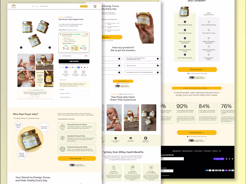 Cover image for PDP Page for Royal Jelly Brand