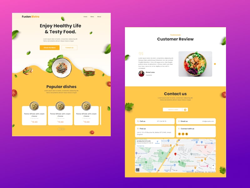 Cover image for Restaurant Website Template