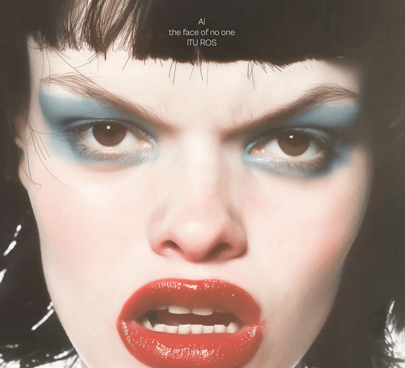 Cover image for AI THE FACE OF NO ONE magazine