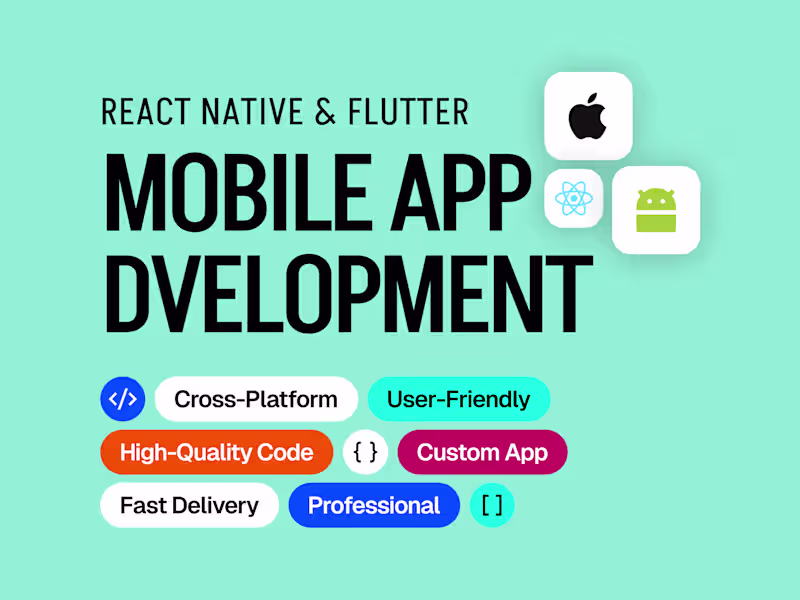 Cover image for Cross-Platform Mobile App Development (iOS + Android)