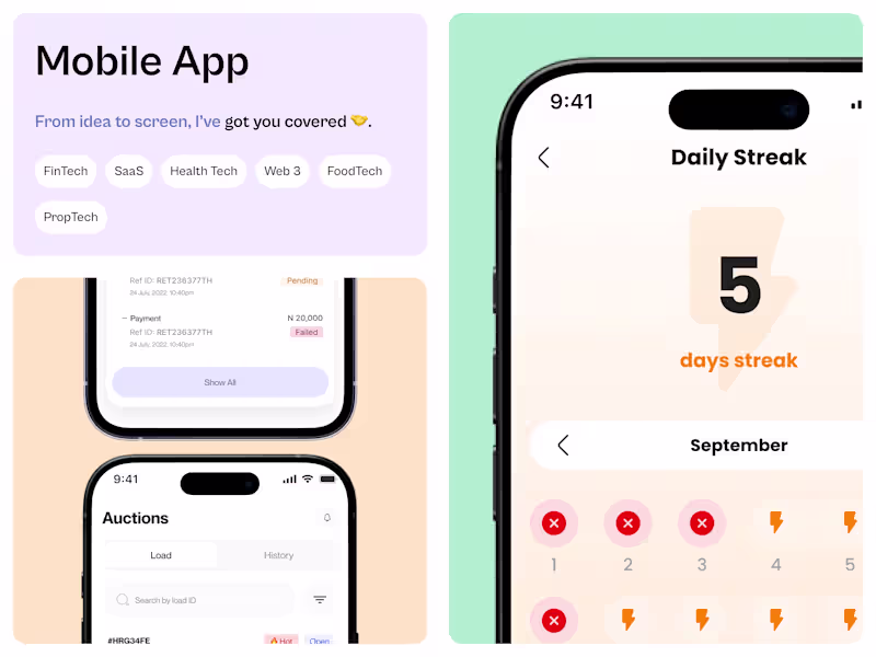 Cover image for End-to-End Mobile App Design From Wireframes to Launch