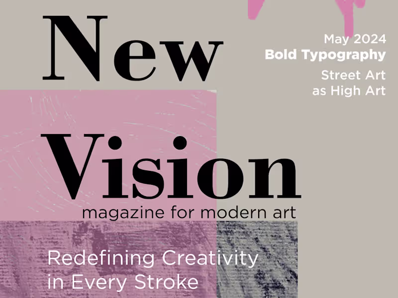 Cover image for Magazine Design