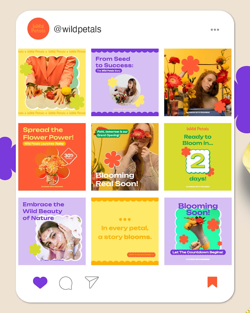 Cover image for Wild Petals Social Media Template 🌷