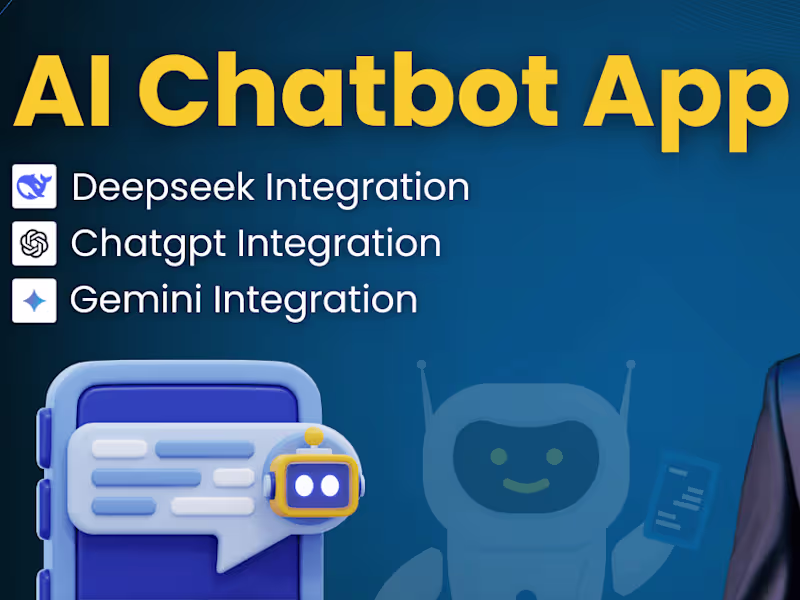Cover image for Develop a Chatbot Application with ChatGPT, Gemini, DeepSeek AI