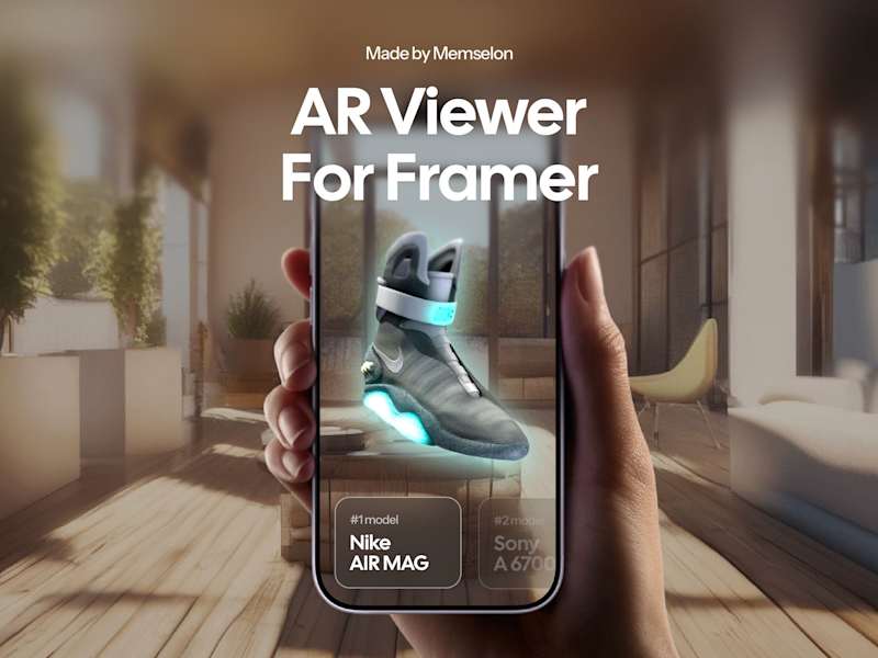 Cover image for AR Product Viewer for Framer - Memselon