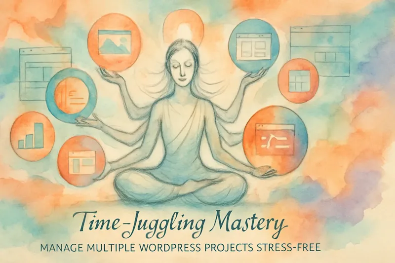 Cover image for Time-Juggling Mastery: Manage Multiple WordPress Projects Stress-Free