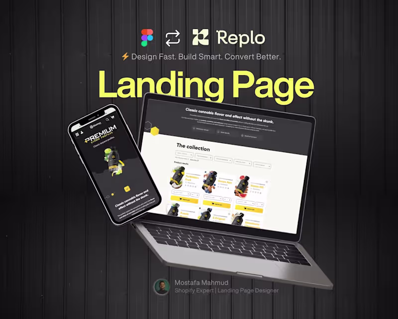 Cover image for Designed a high-converting Shopify landing page for Wellness...