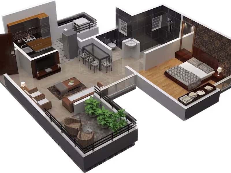 Cover image for Architecture renders of interior design 