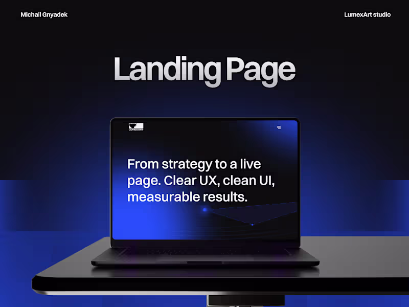 Cover image for Landing Page Design
