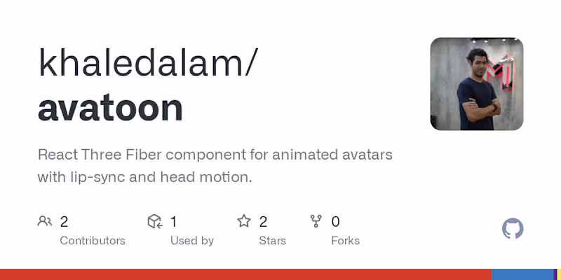 Cover image for Avatoon: Animated 3D Avatars with Real-Time Lip-Sync