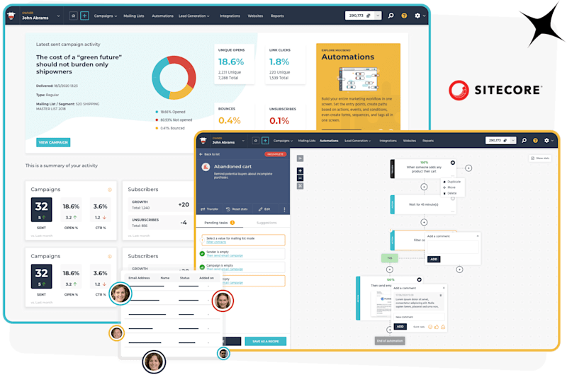 Cover image for Sitecore : Moosend, Saas Email Marketing Software