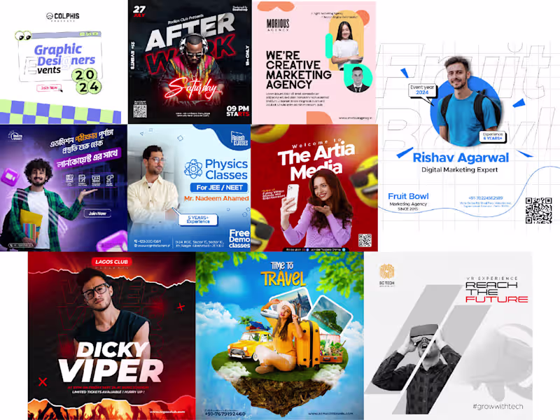 Cover image for I Can Design Flyers and Social Media Posts For Your Brand