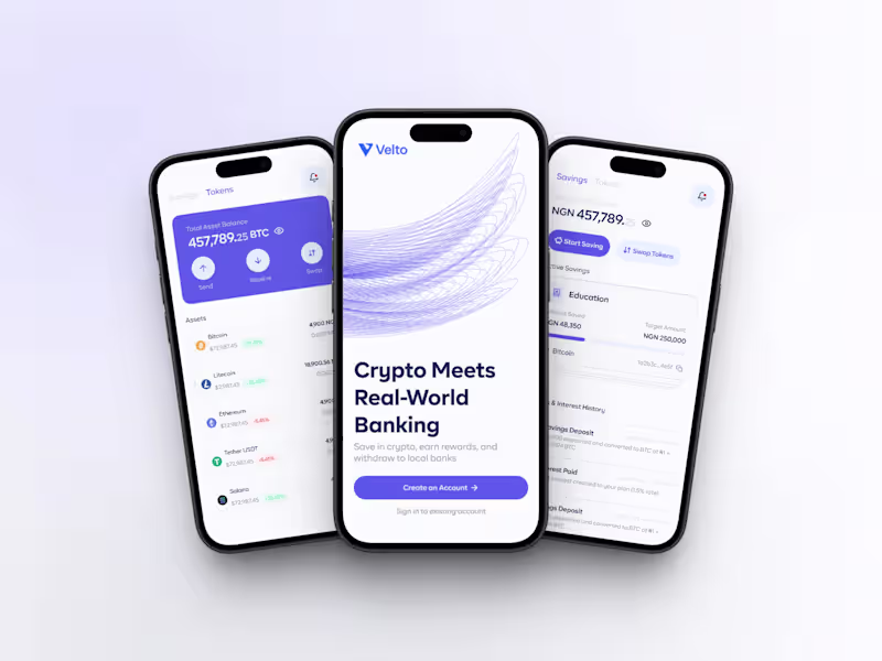 Cover image for Velto - A Web3 Savings App