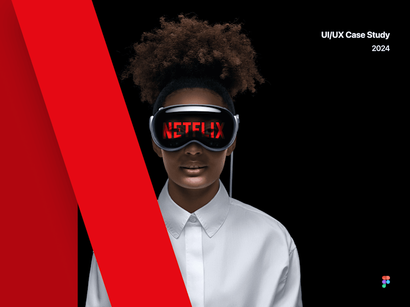 Cover image for Netflix UI for Apple Vision Pro :: Behance