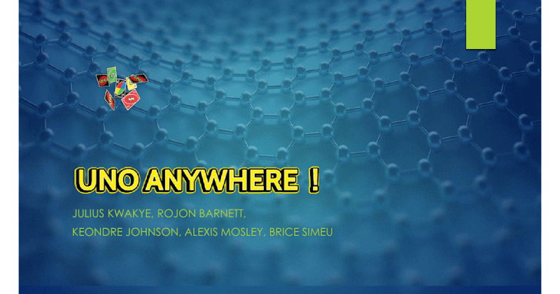 Cover image for Team Software Engineering Capstone: Uno AnyWhere