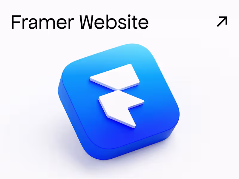 Cover image for Framer Website Design