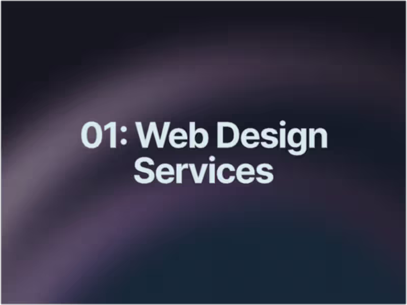 Cover image for Web Design Services