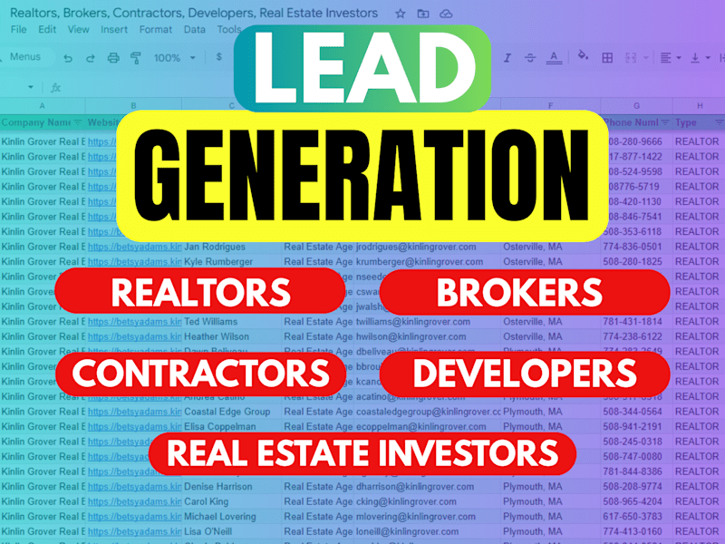 Cover image for Lead Generation for Realtors, Contractors, Developers and more