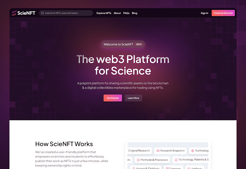 Cover image for ScieNFT